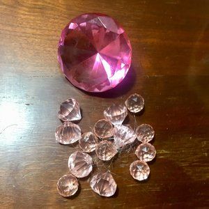 Pink Crystal Decoration
